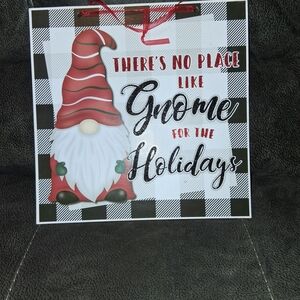 Festive Gnome Holiday Gift Bag